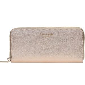 Kate Spade rose gold wallet